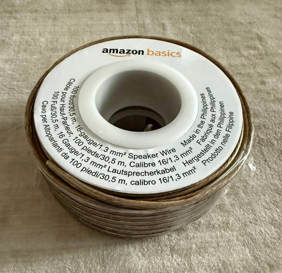 Brand New 100ft Amazon Basics Speaker Wire! - photo 2