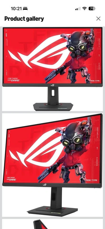 ASUS ROG Strix 27” 4K HDR USB-C Gaming Monitor (XG27UCG) - photo 4