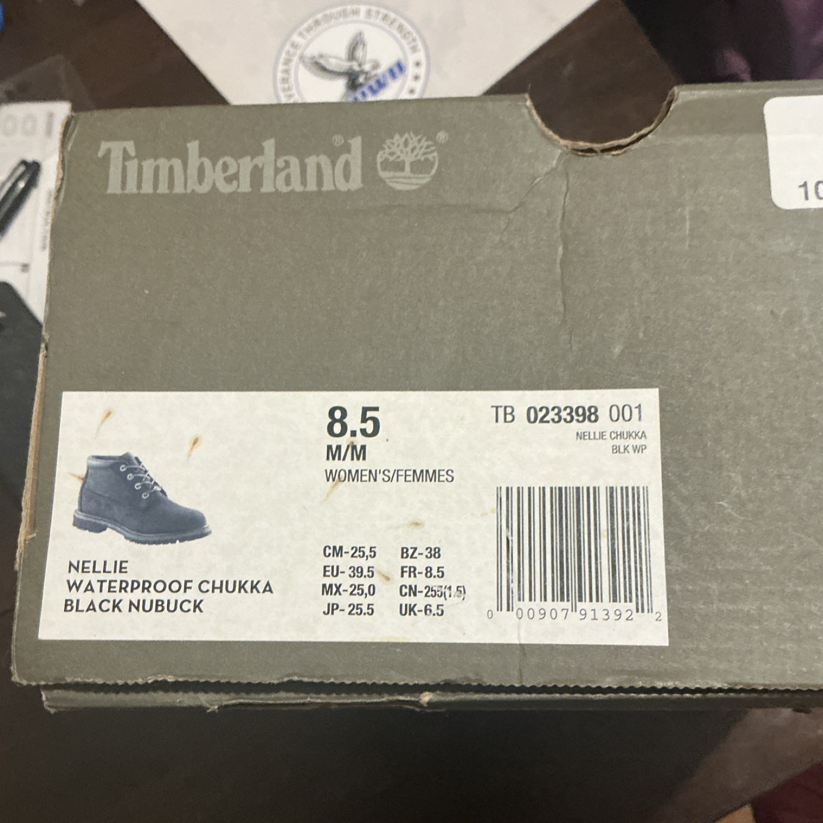 Timberland Nellie Waterproof Chukka Black Nubuck US 8.5 - photo 3