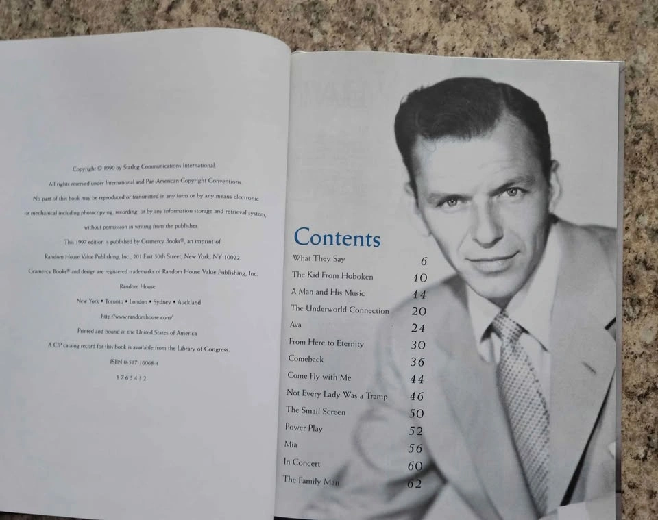 1997 Vintage Frank Sinatra Ol' Blue Eyes Remembered Biography - photo 2