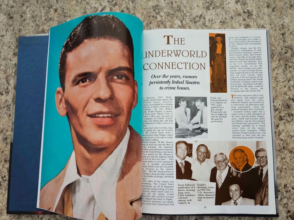1997 Vintage Frank Sinatra Ol' Blue Eyes Remembered Biography - photo 3