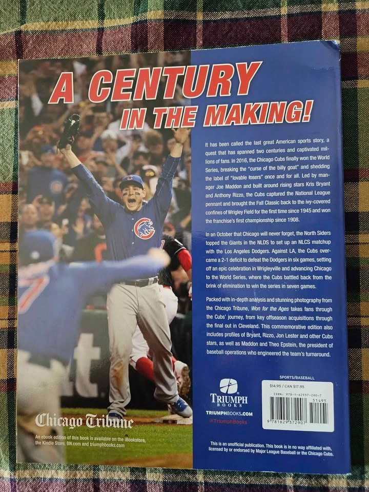 Chicago Cubs World Series 2016 Commemorative Book - photo 2
