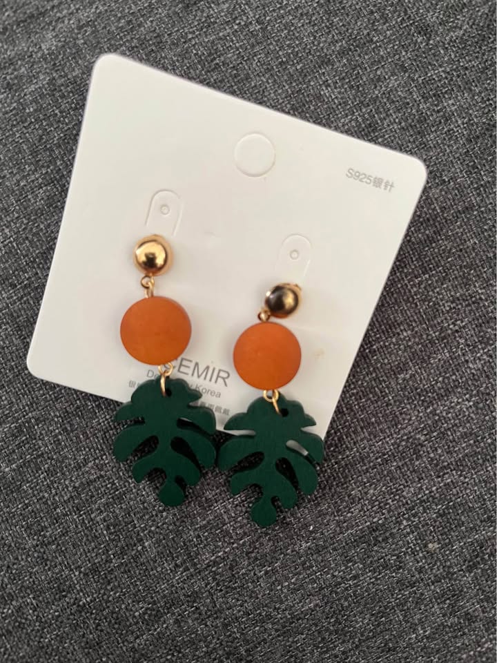 *NEW* Monstera earrings - photo 2