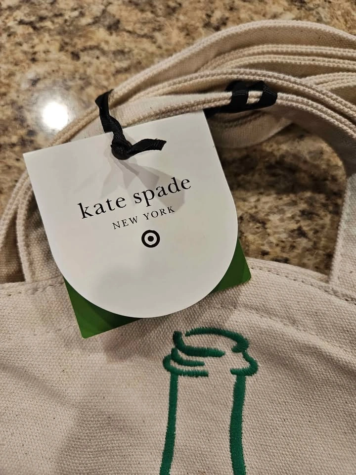 Kate Spade "Vino" Canvas Wine Tote Bag - photo 2