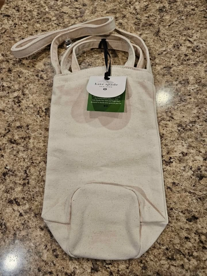 Kate Spade "Vino" Canvas Wine Tote Bag - photo 4