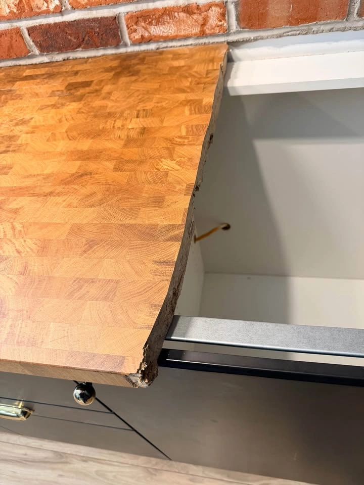 2 Butcher Block Countertops w/ Sink & Faucet - photo 2