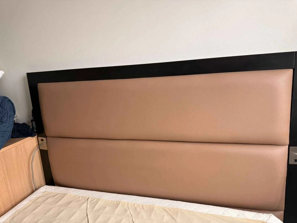 Queen Metal Bed Frame, Headboard, Box Spring - photo 2