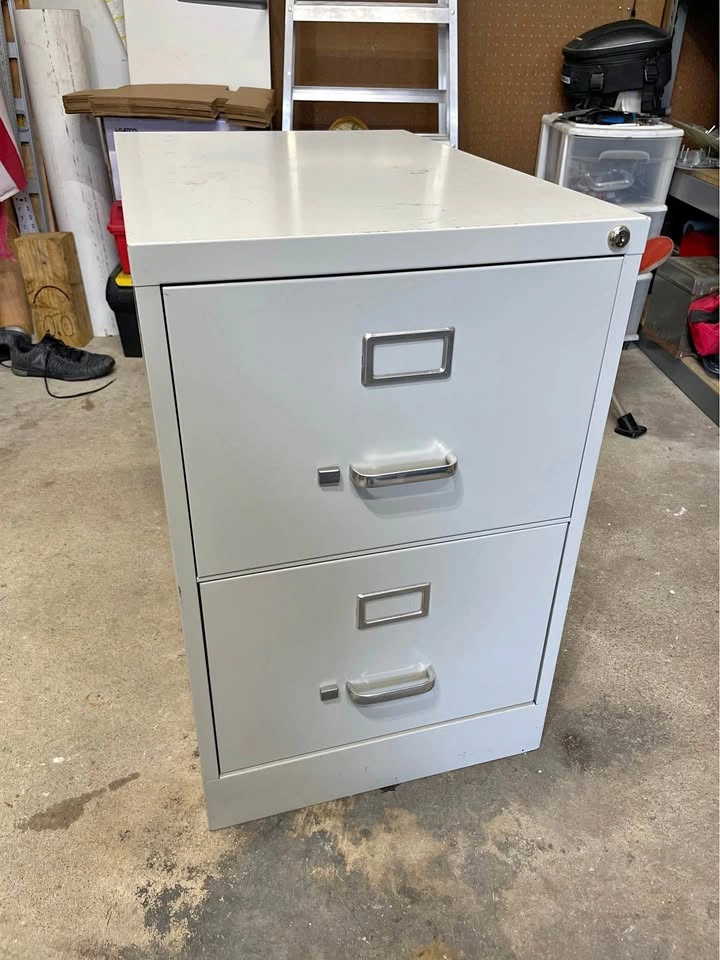 2-Drawer Metal Filing Cabinet