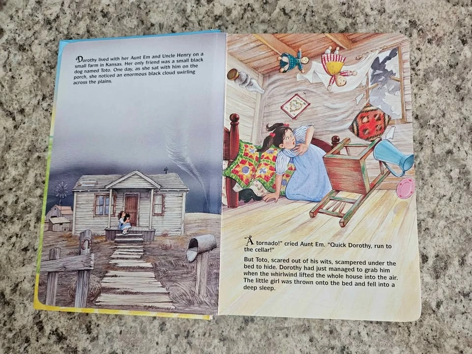 Vintage 1998 The Wizard of Oz Childrens Book Hard Cover - photo 3