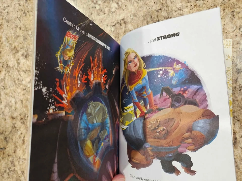 Captain Marvel A Little Golden Book By John Sazaklis Hardcover - photo 2