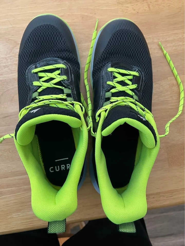 Under Armour Curry 3Z6 Black Volt Basketball Shoes Size 11 - photo 5