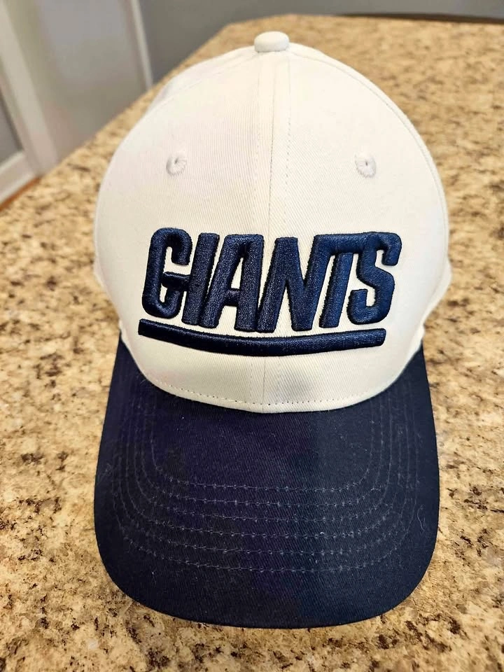NFL NY GIANTS VINTAGE Cap White & Blue Wool