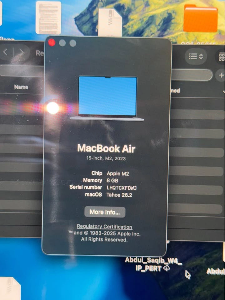 15” MacBook Air M2 256 GB SSD 8 GB Ram - photo 3
