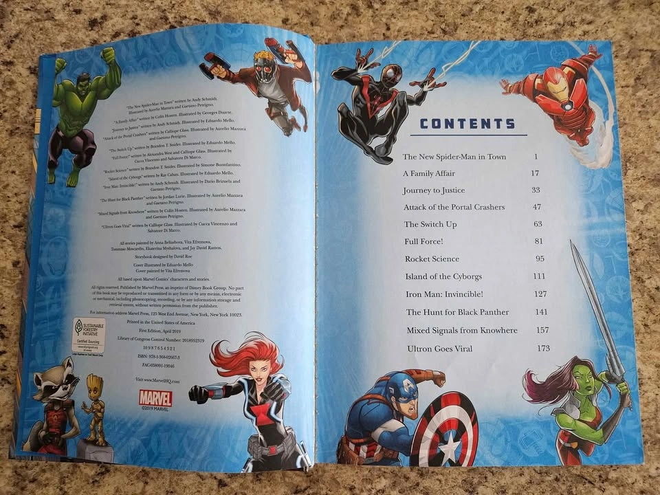 Marvel 5-Minute Marvel Stories Book, Hardback - photo 2