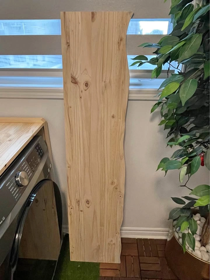 Faux Live Edge Floating Shelf