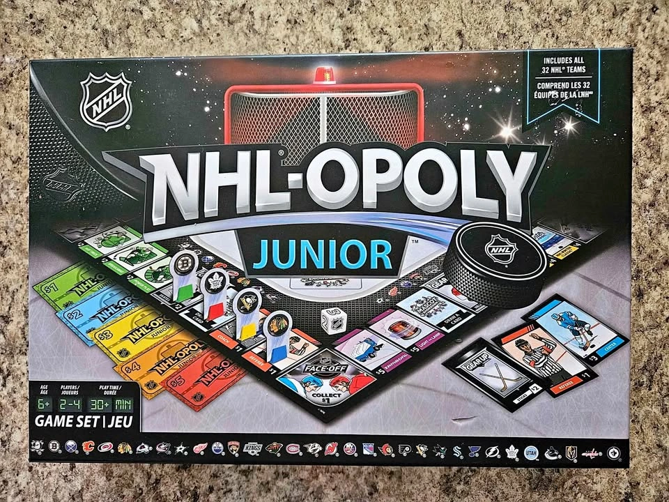 NHL-Opoly Junior Board Game - Hockey Kids Monopoly