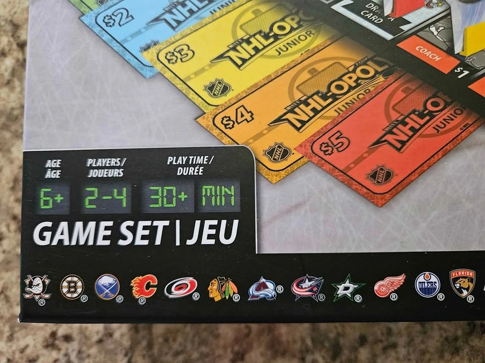 NHL-Opoly Junior Board Game - Hockey Kids Monopoly - photo 4