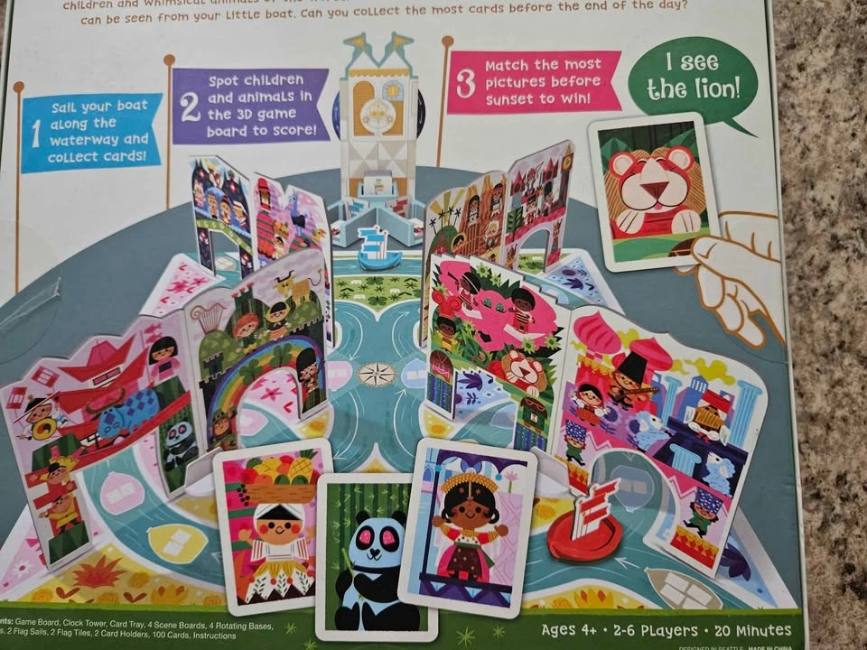 Disney Parks It's a Small World Attraction Board Game - photo 2