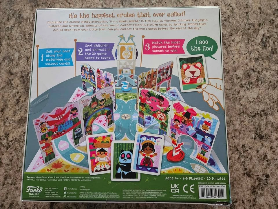 Disney Parks It's a Small World Attraction Board Game - photo 4