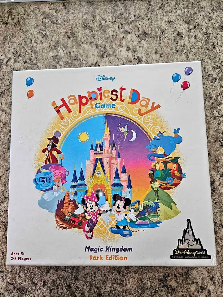 Disney Happiest Day Magic Kingdom Park Board Game