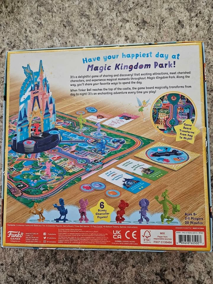 Disney Happiest Day Magic Kingdom Park Board Game - photo 2