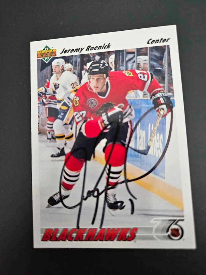 Jeremy Roenick Autographed Card