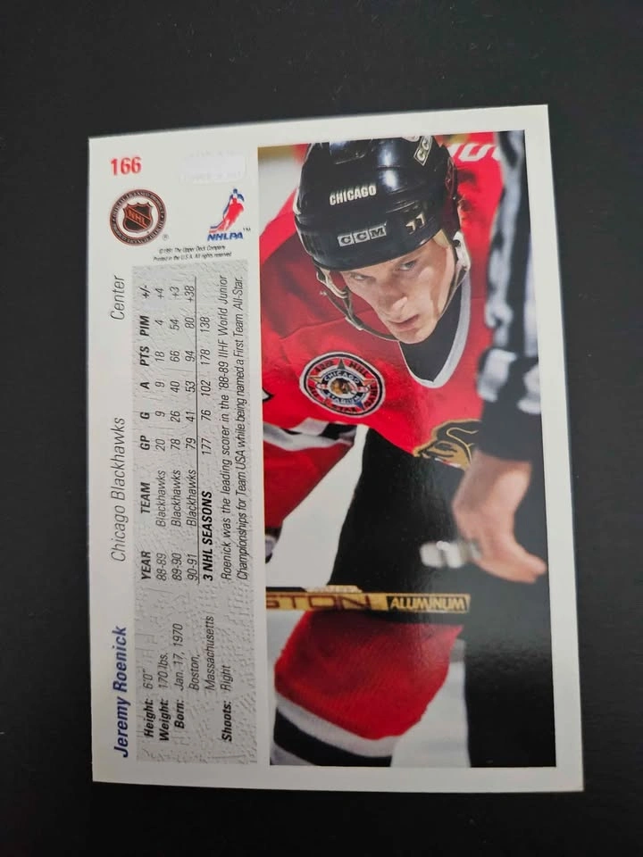 Jeremy Roenick Autographed Card - photo 2