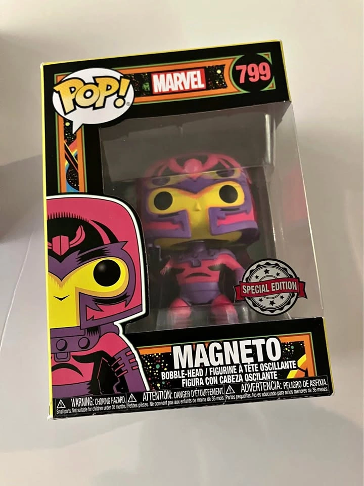 Funko Pop Marvel Magneto Blacklight Special Edition #799