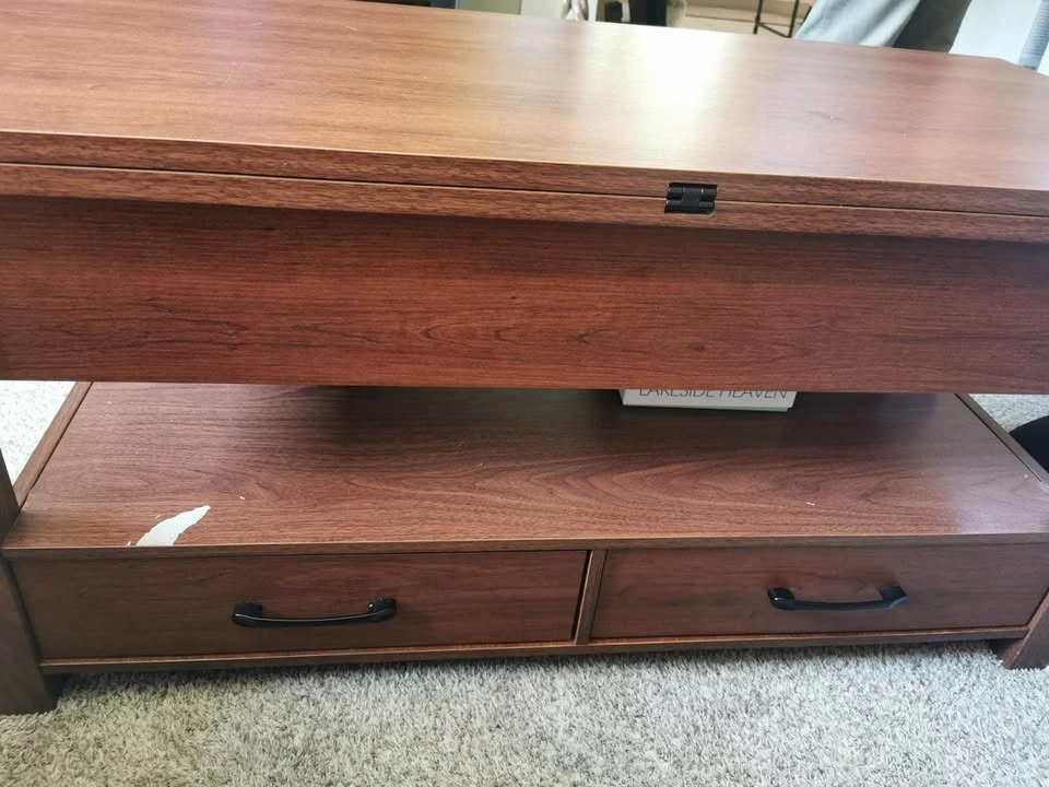 Lift Top Coffee Table with Storage - photo 4