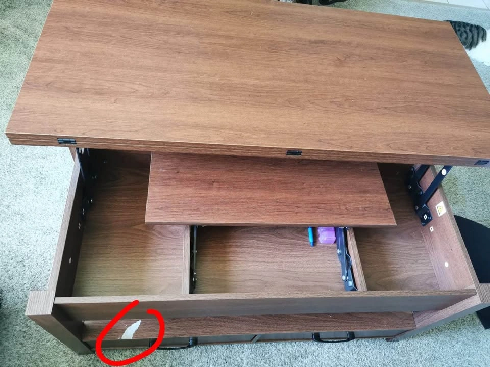 Lift Top Coffee Table with Storage - photo 5