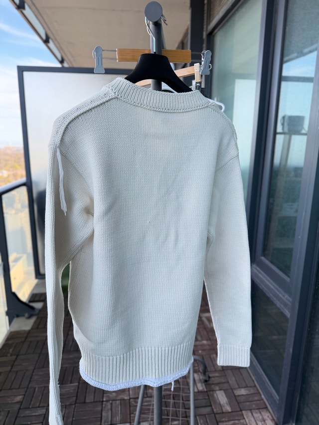 Dunhill V-Neck Wool Blend Sweater - Large - photo 3