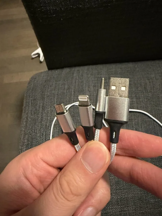 Multi type charging cable