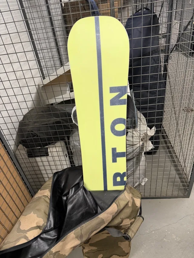 Burton Snowboard with Bindings and Bag