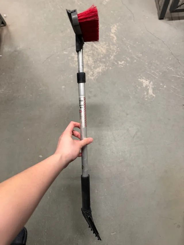 Extendable Auto Snow Brush with Ice Scraper - photo 2