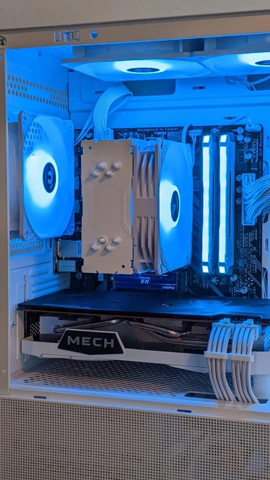 Snow White Gaming PC | Ryzen 5 5600 - RX 6700 XT - 16GB DDR4 - photo 3