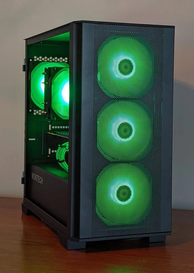 Green Machine Budget Gaming PC | Ryzen 5 3600 - Rtx 2080 - 16 gb - photo 2
