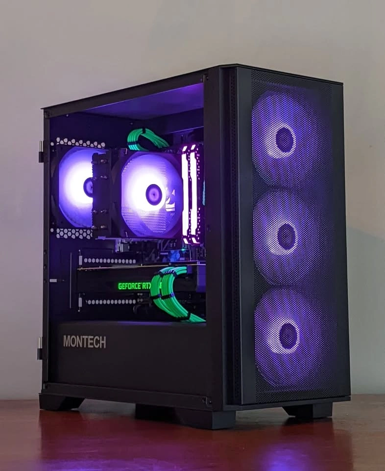 Green Machine Budget Gaming PC | Ryzen 5 3600 - Rtx 2080 - 16 gb - photo 4