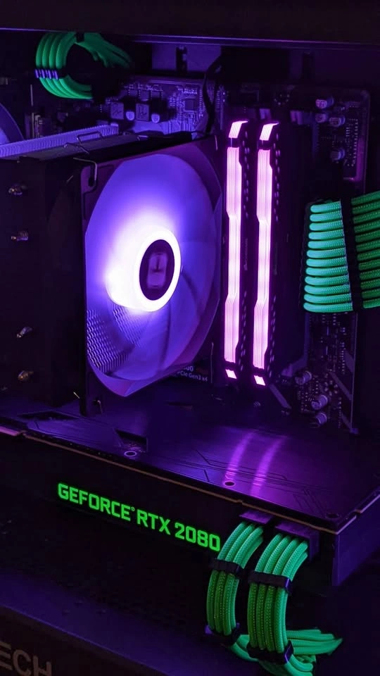 Green Machine Budget Gaming PC | Ryzen 5 3600 - Rtx 2080 - 16 gb - photo 5