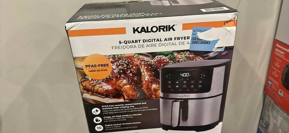 Kalorik 5-Quart Digital Air Fryer 4.5L