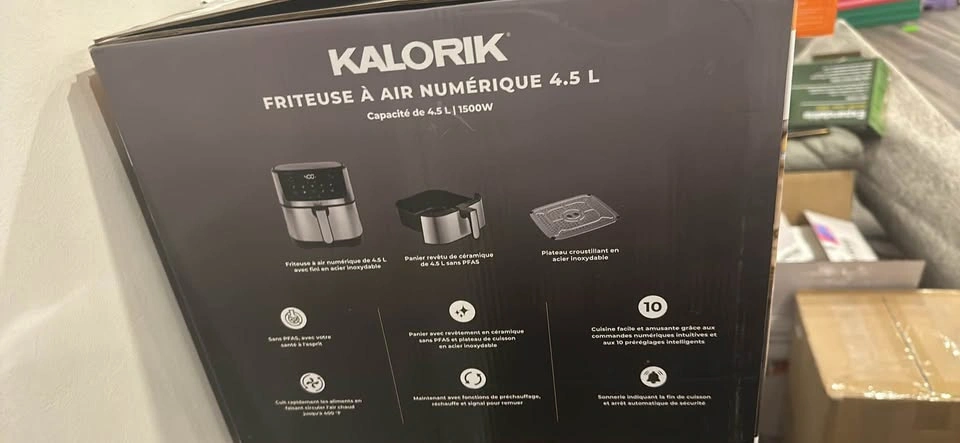 Kalorik 5-Quart Digital Air Fryer 4.5L - photo 2