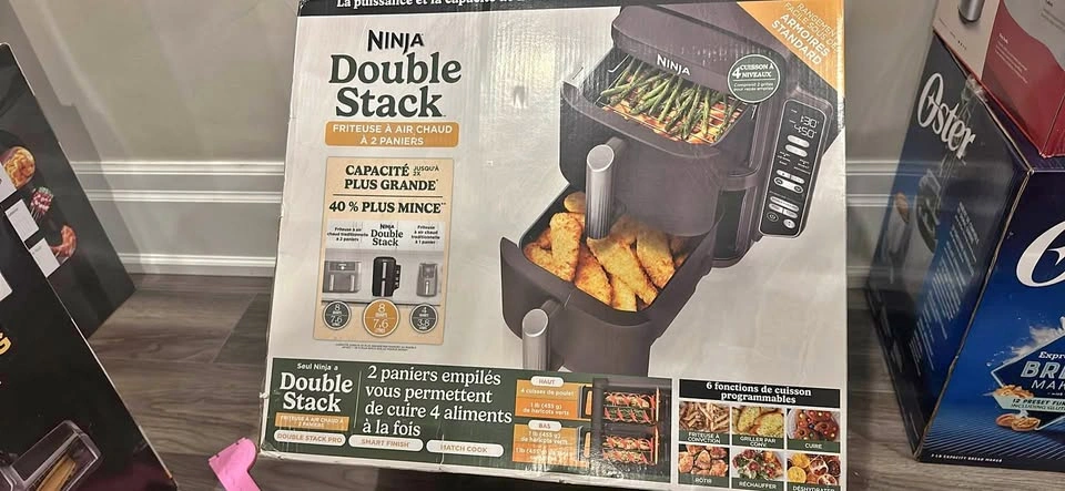 Ninja Double Stack 2-Basket Air Fryer 8-Qt New in Box