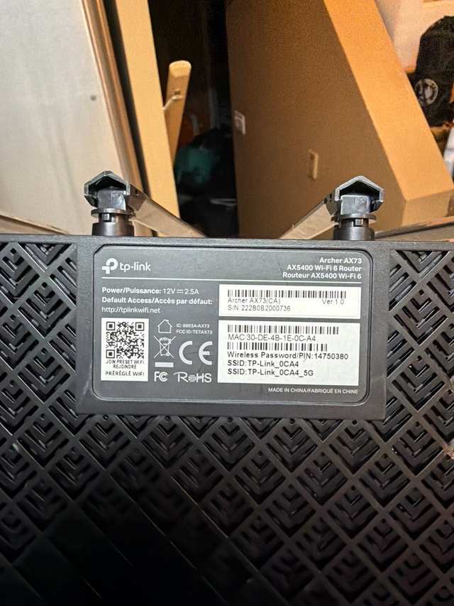 TP-Link Archer AX73 WiFi 6 Router - photo 2