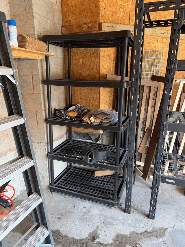 Plastic Shelving Unit