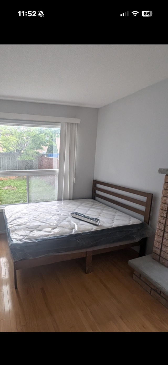 USED WOOD Full Size Bed Frame