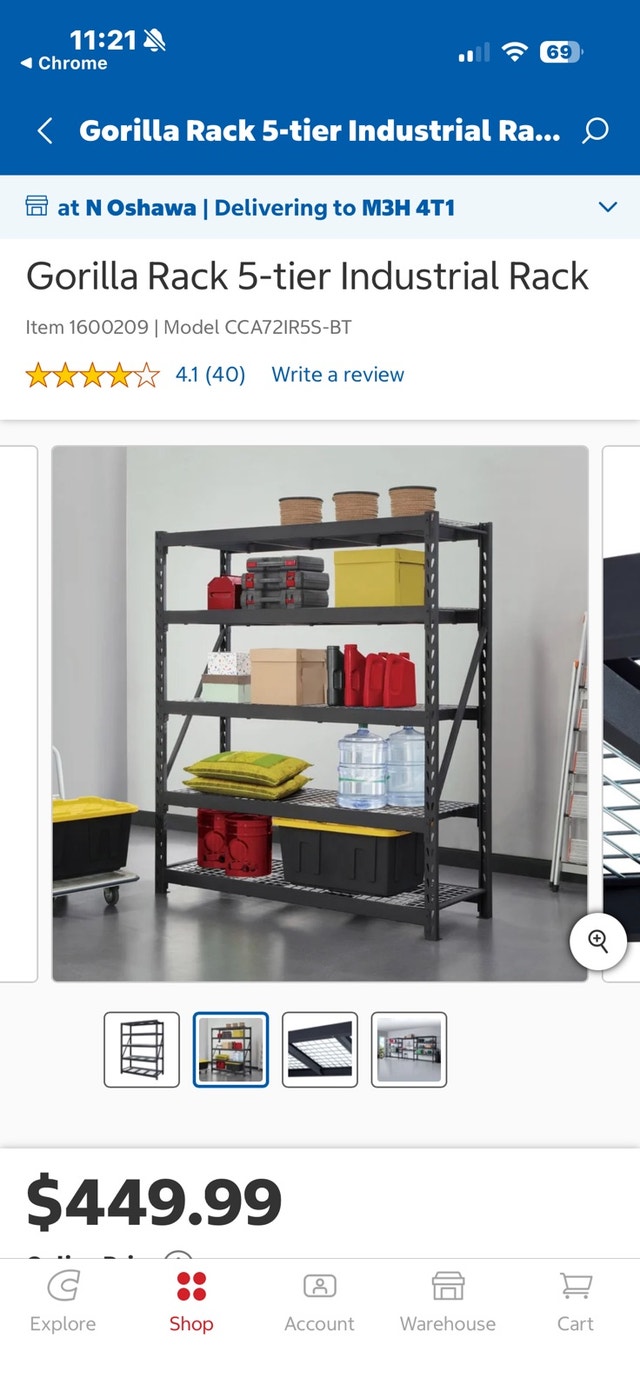 Gorilla Rack - 5-Tier Industrial Shelving Unit - photo 2