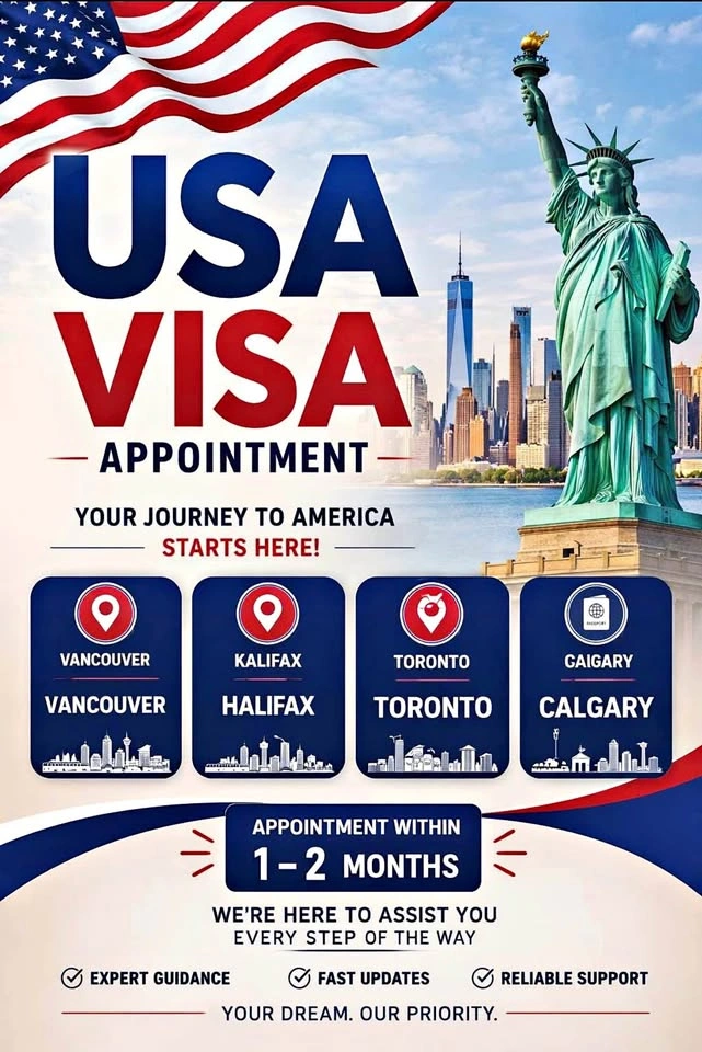 USA EARLY APPOINTMENT