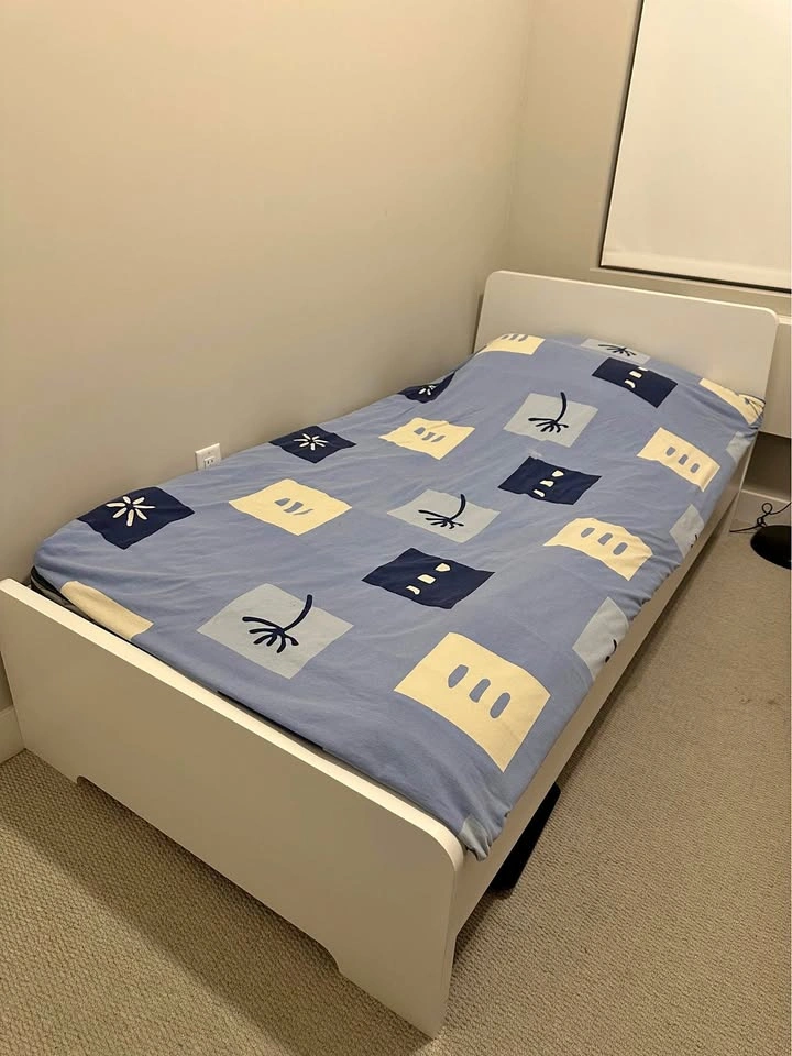 White Twin Bed Frame - IKEA Askvoll