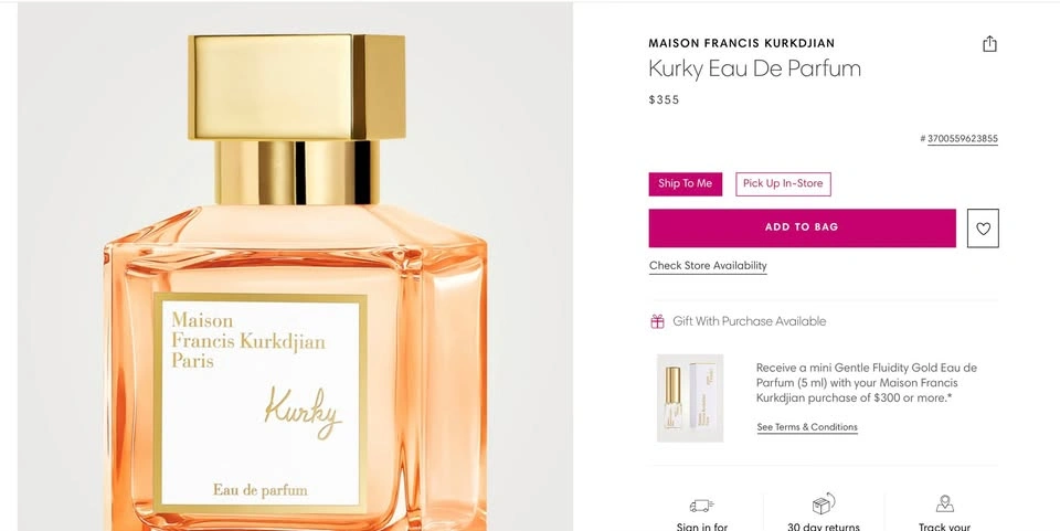 Maison Francis Kurkdjian Paris Eau de Parfum - Kurky 70ml - photo 3