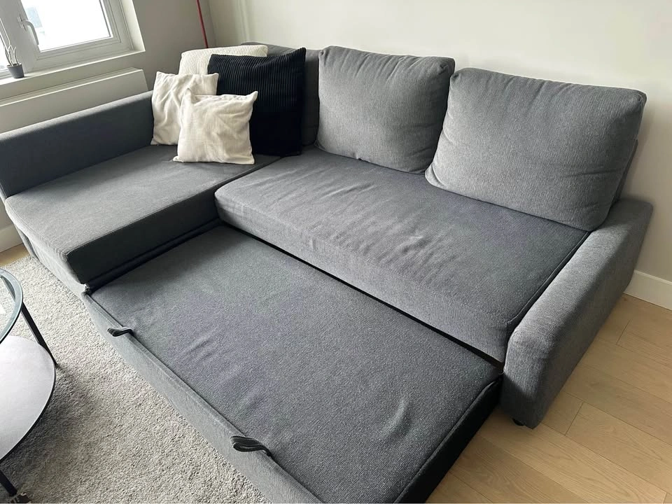 IKEA FRIHETEN Sleeper Sectional Sofa - Storage Under - photo 2