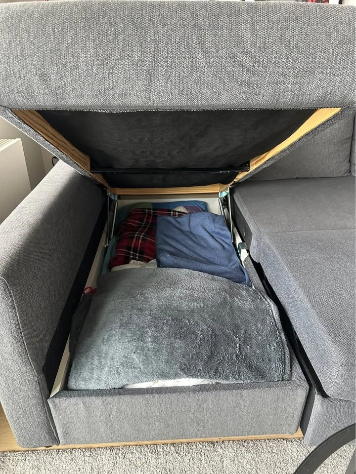 IKEA FRIHETEN Sleeper Sectional Sofa - Storage Under - photo 4